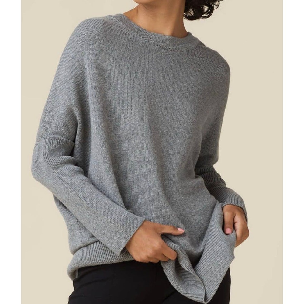 Vetta Capsule Gray Oversize Cardigan Sweater Women’s Size Medium